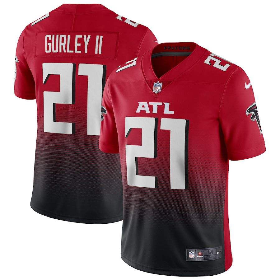 Men Atlanta Falcons 21 Todd Gurley II Nike Red 2nd Alternate Vapor Limited NFL Jersey